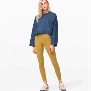 Lululemon align ll 2 25” grape leaf green yellow color nulu